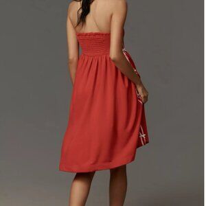 Daily Practice Strapless Side Bow Midi Dress - Anthropologie